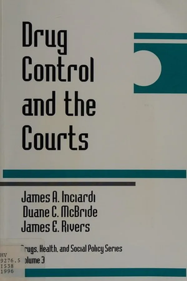 Capa de Drug control and the courts