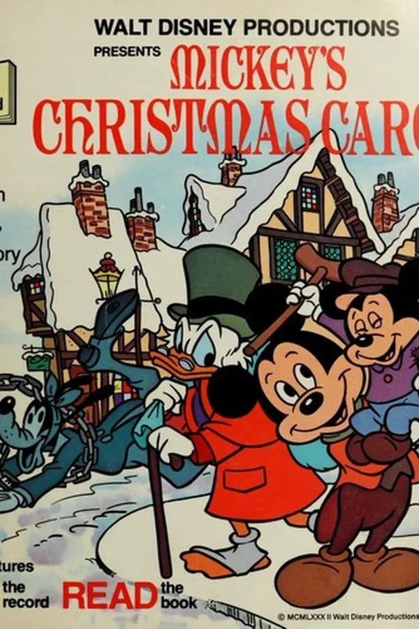 Capa de Walt Disney Productions presents Mickey's Christmas carol
