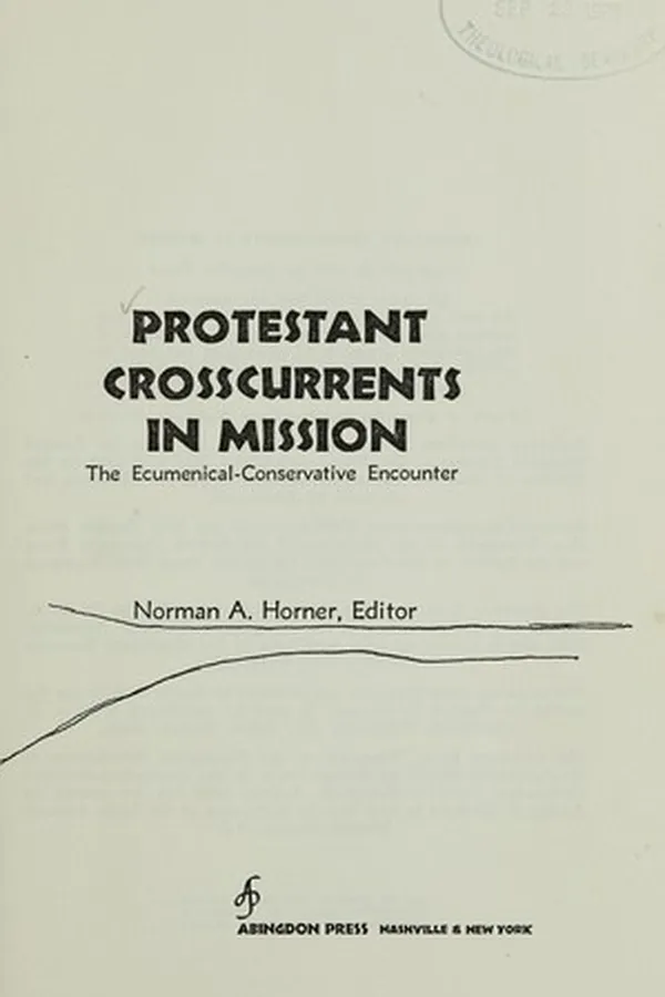 Capa de Protestant crosscurrents in mission