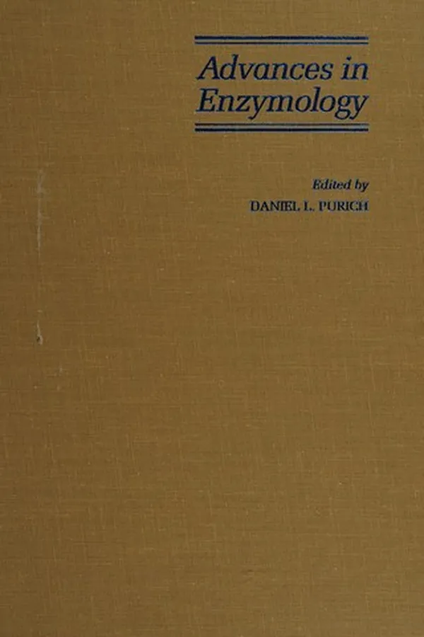 Capa de Advances in Enzymology and Related Areas of Molecular Biology, 72