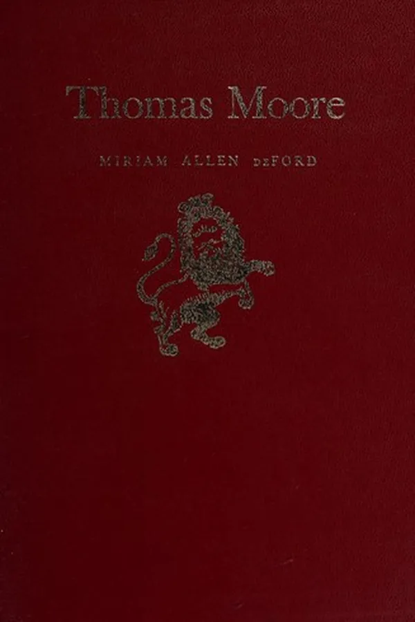 Cover of Thomas Moore