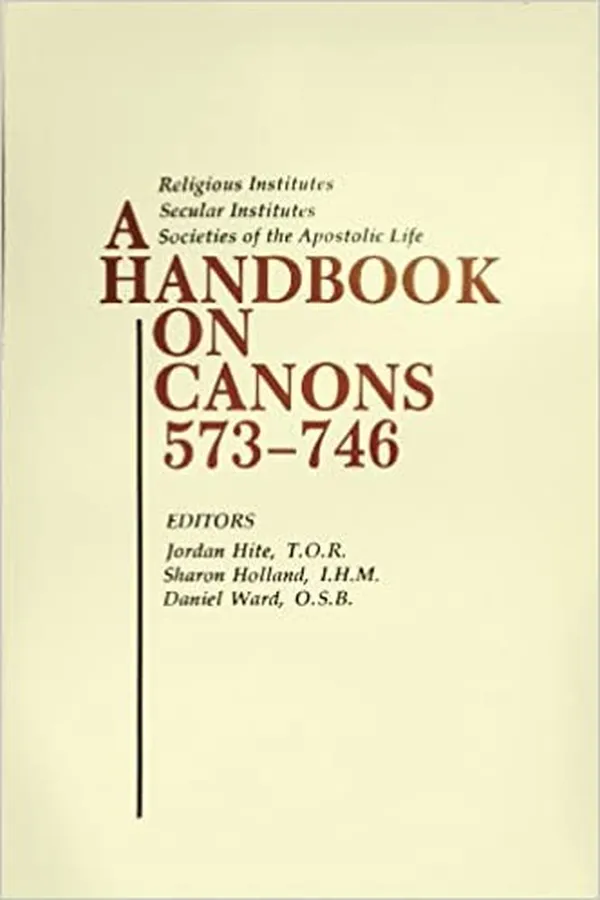 Capa de A Handbook on Canons 573-746