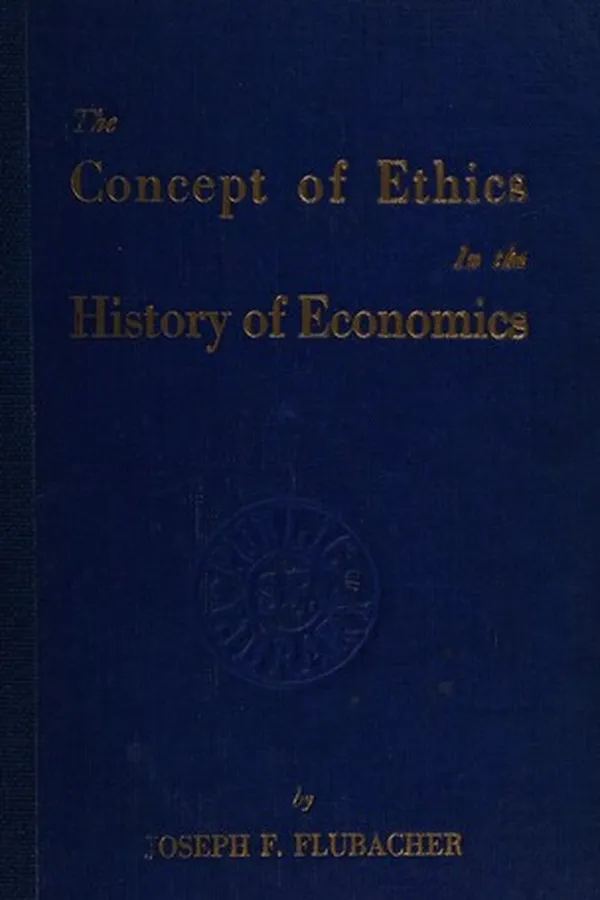Capa de The concept of ethics in the history of economics