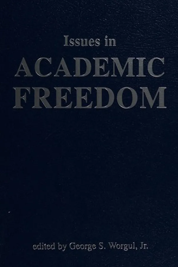 Cover of Issues in academic freedom
