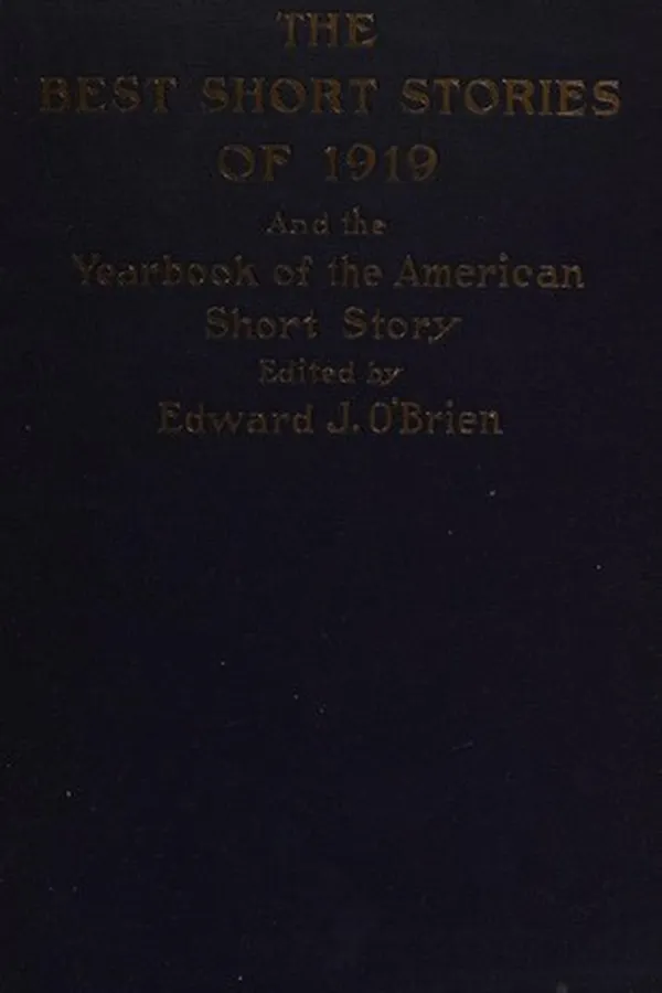 Capa de The Best Short Stories of 1919