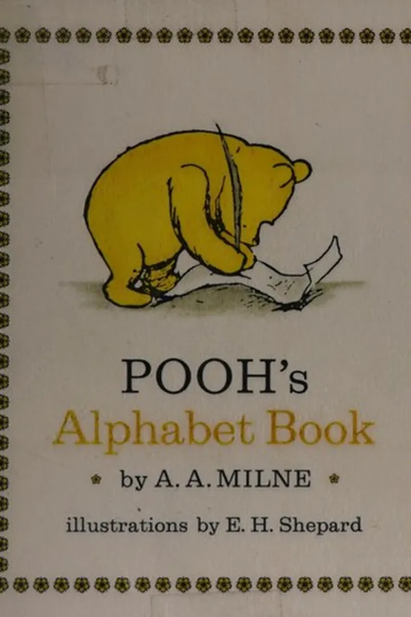 Capa de Pooh's alphabet book