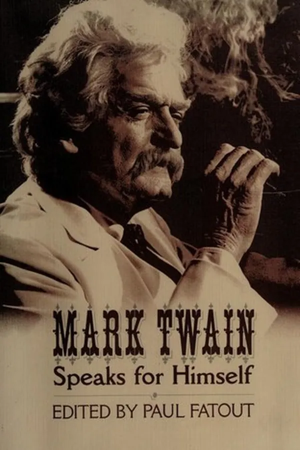 Capa de Mark Twain speaks for himself