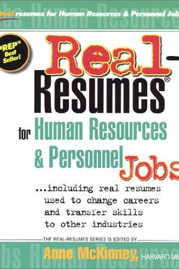 Capa de Real-resumes for human-resources & personnel jobs