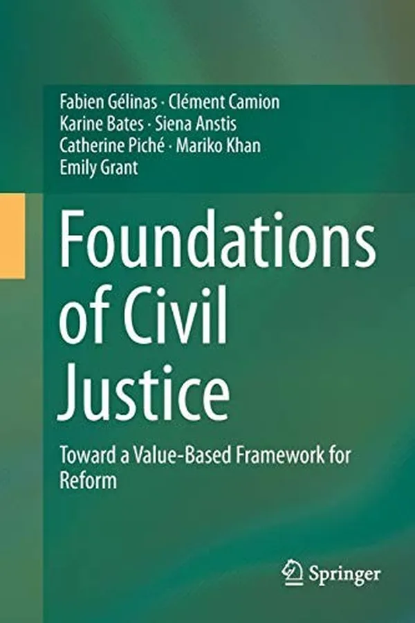 Capa de Foundations of Civil Justice