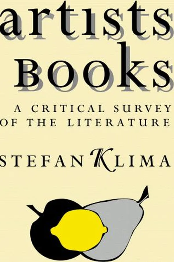 Capa de Artists books