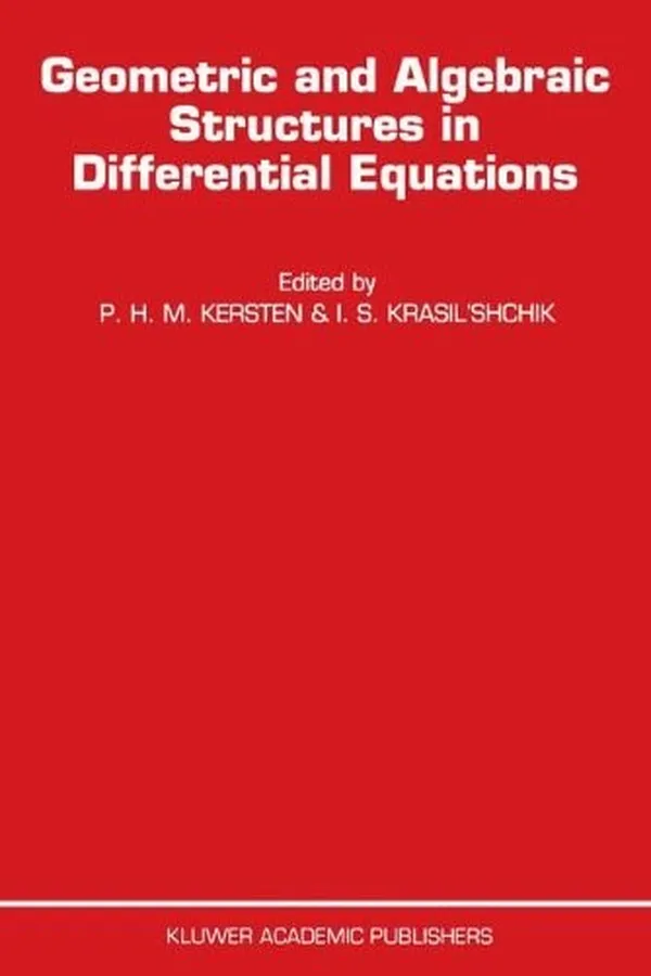 Capa de Geometric and Algebraic Structures in Differential Equations