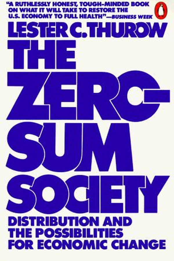 Capa de The zero-sum society