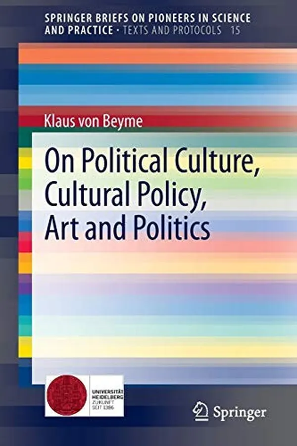 Capa de On Political Culture, Cultural Policy, Art and Politics