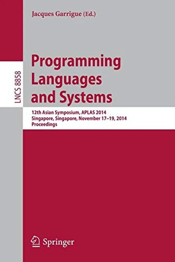 Capa de Programming Languages and Systems