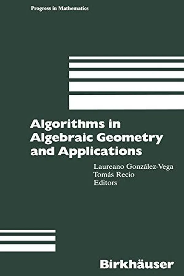 Capa de Algorithms in Algebraic Geometry and Applications