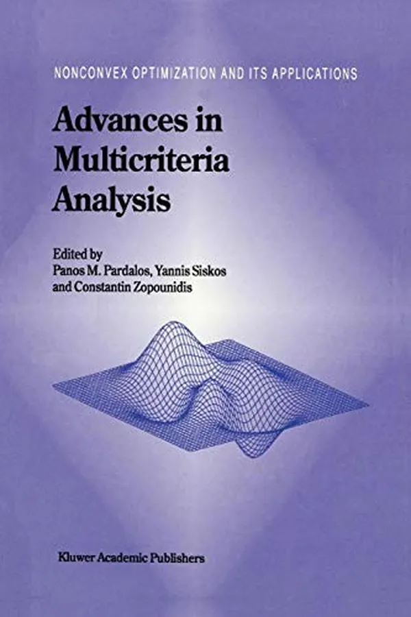 Capa de Advances in Multicriteria Analysis