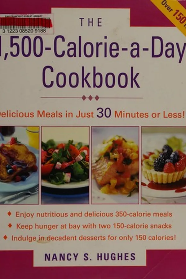 Capa de The 1500 calorie-a-day cookbook