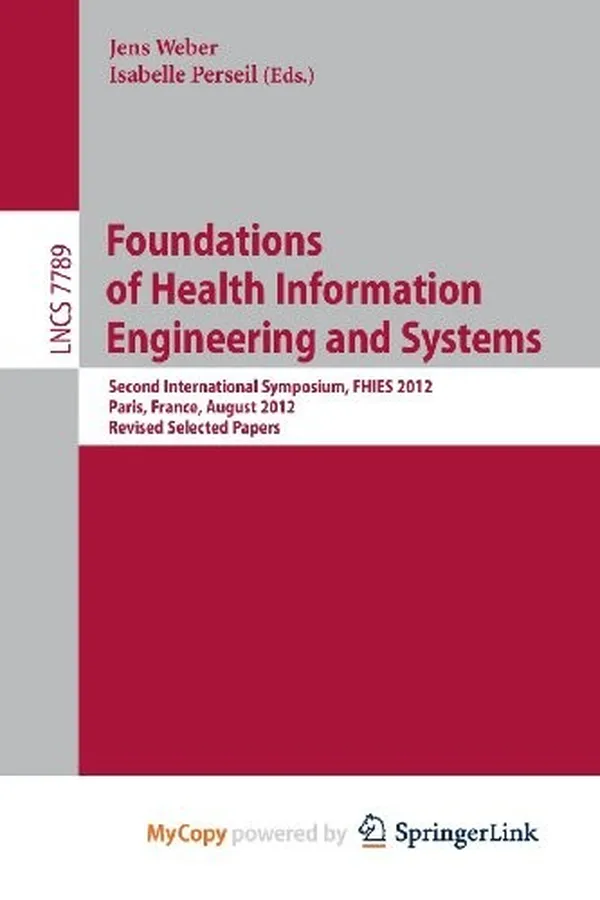 Capa de Foundations of Health Information Engineering and Systems