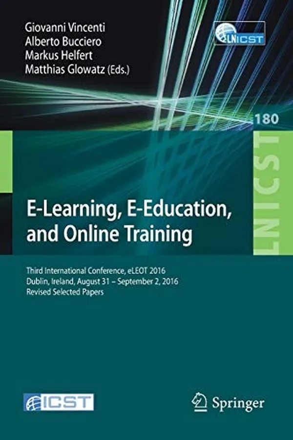 Capa de E-Learning, E-Education, and Online Training