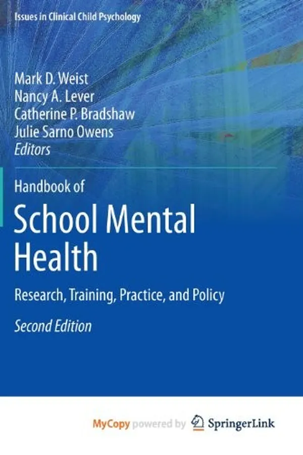 Capa de Handbook of School Mental Health