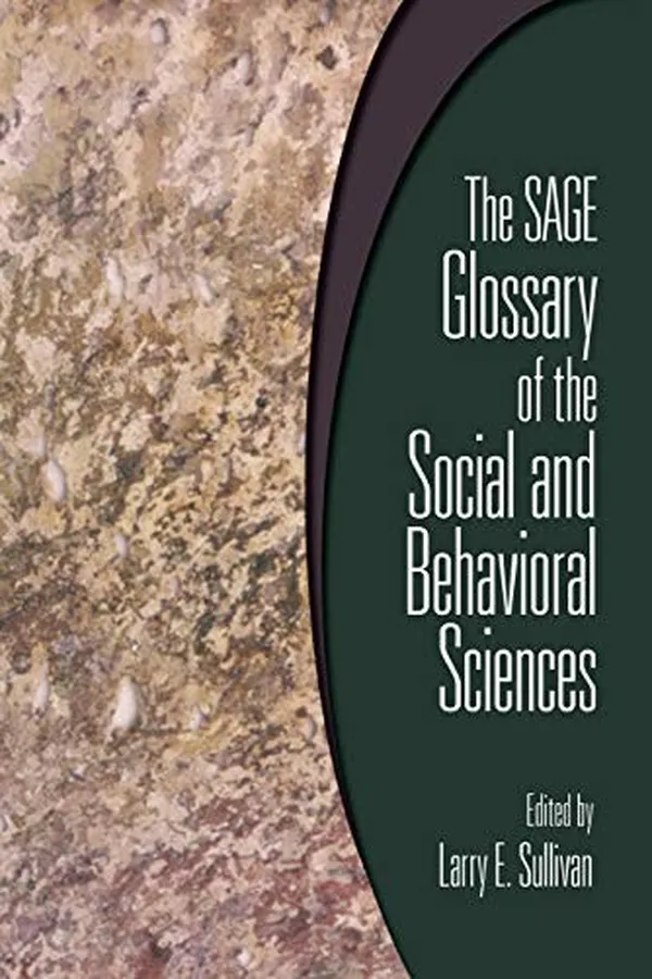 Capa de The SAGE glossary of the social and behavioral sciences