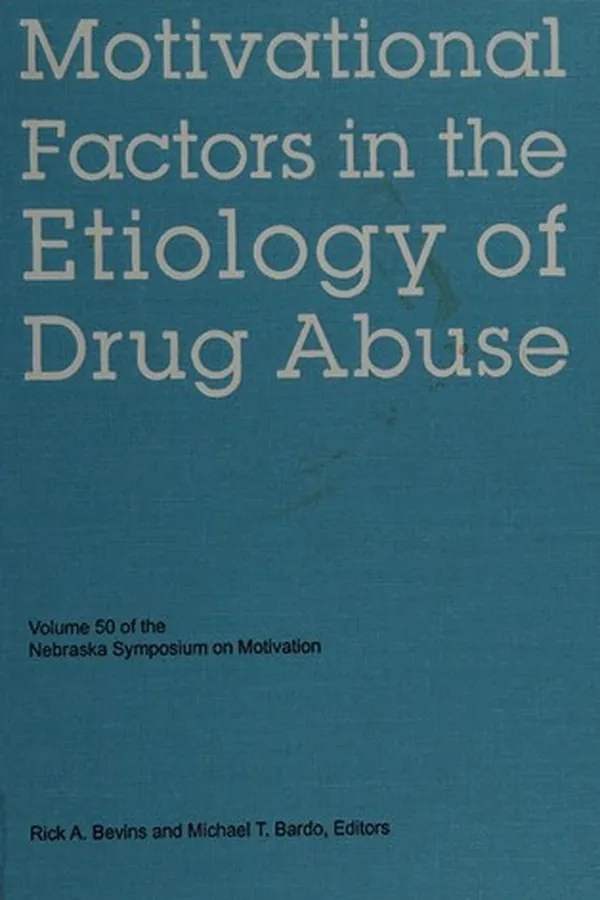 Capa de Motivational factors in the etiology of drug abuse