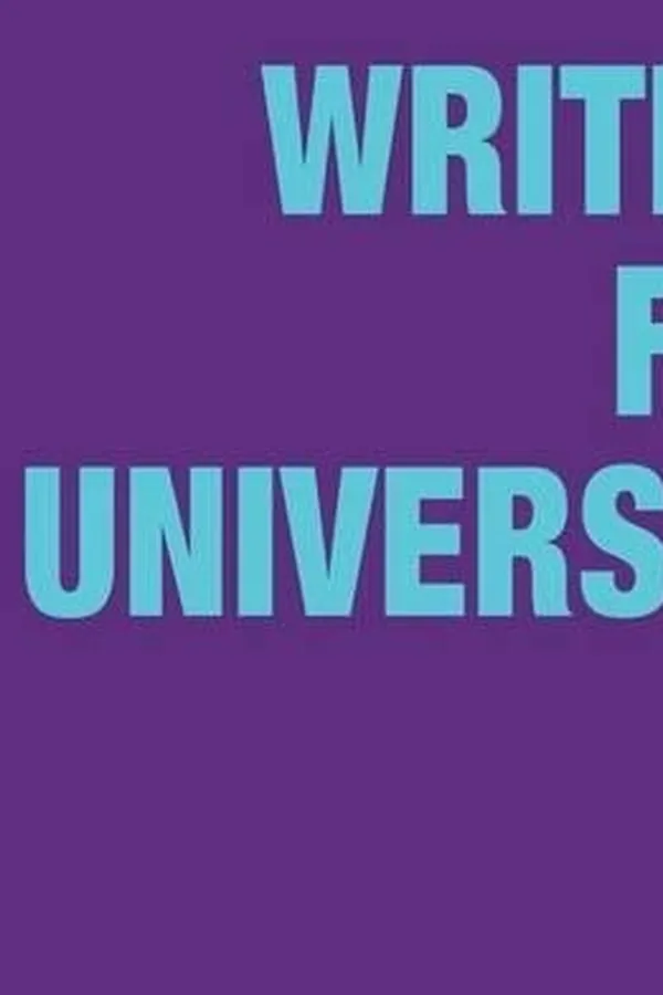 Cover of Writing for university