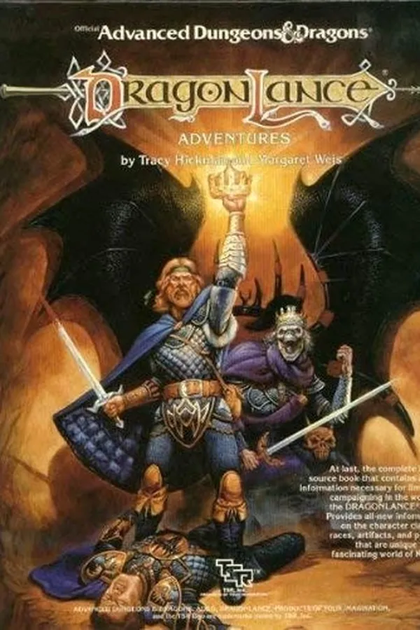 Capa de Dragonlance Adventures