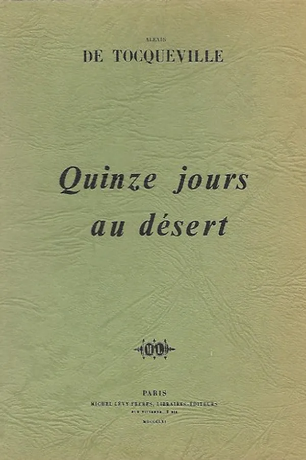 Capa de Quinze jours au désert
