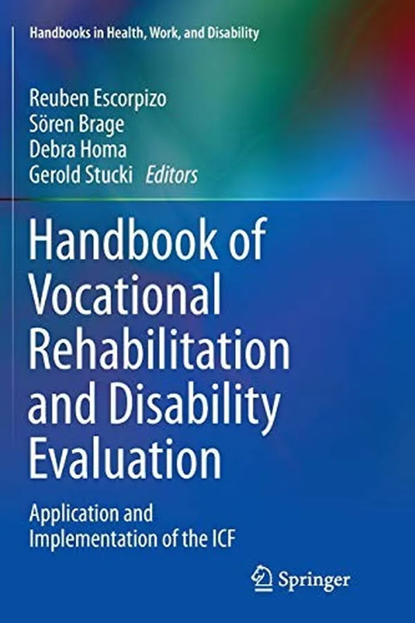 Capa de Handbook of Vocational Rehabilitation and Disability Evaluation