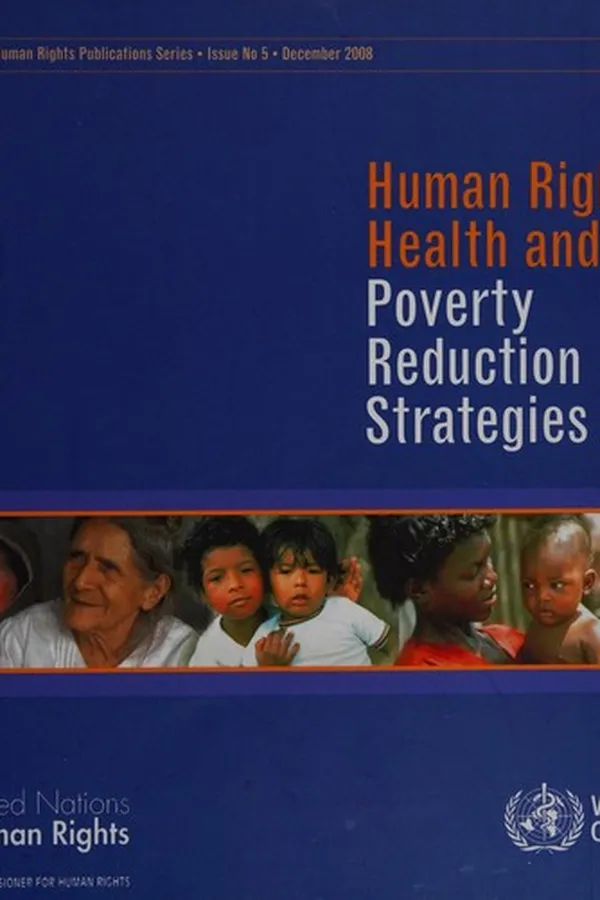Capa de Human rights, health, and poverty reduction strategies