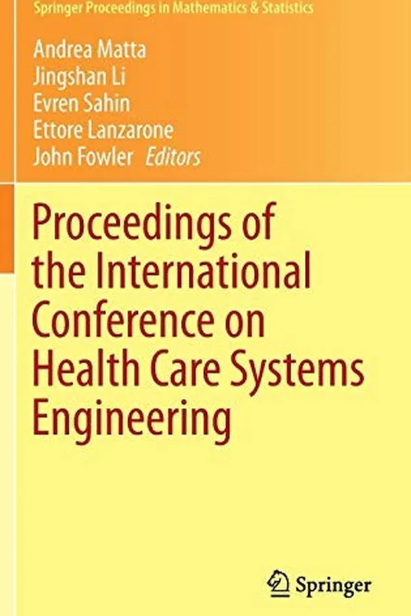 Capa de Proceedings of the International Conference on Health Care Systems Engineering
