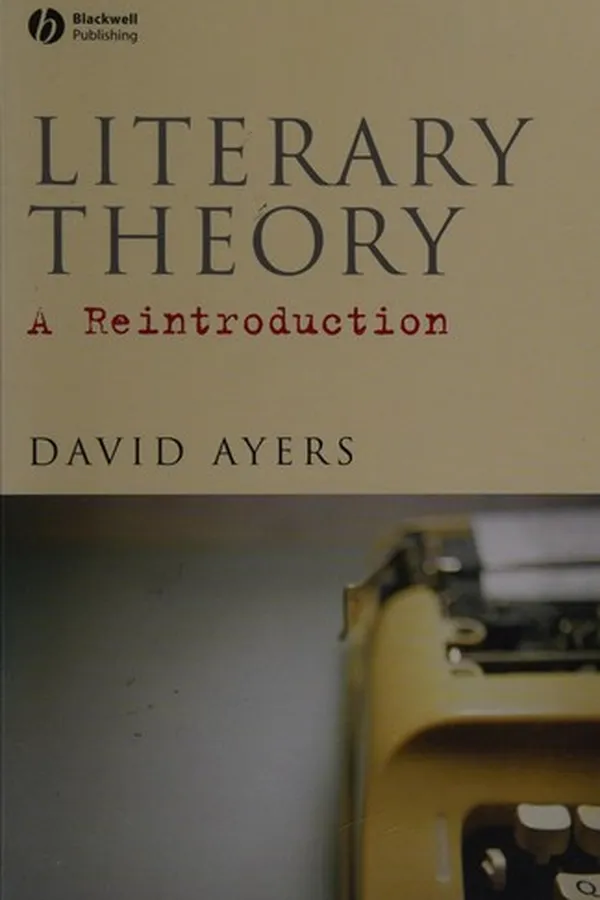 Capa de Literary Theory