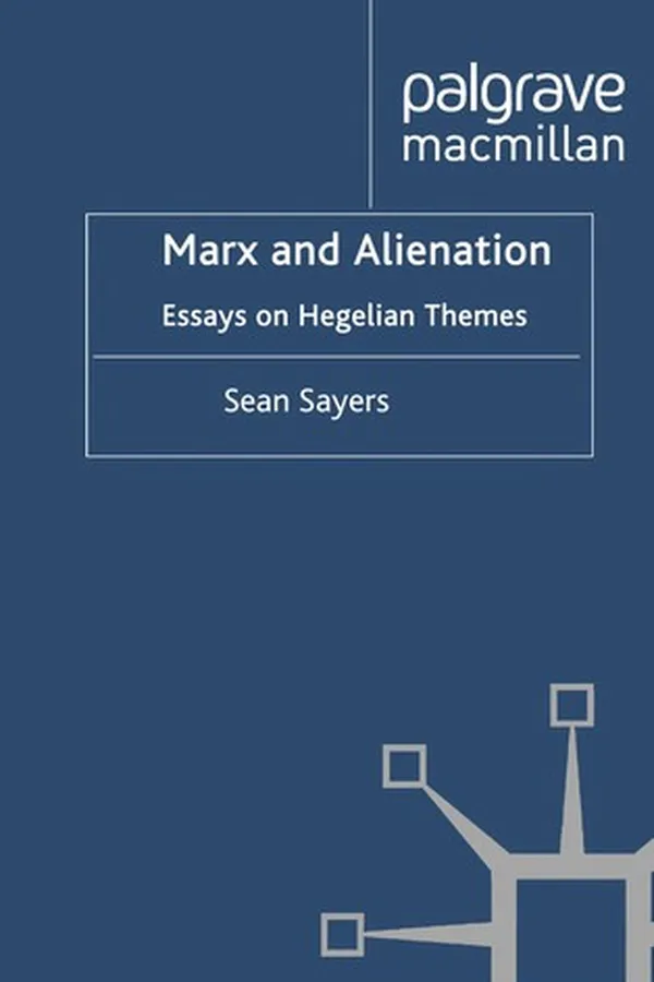 Cover of Marx and alienation