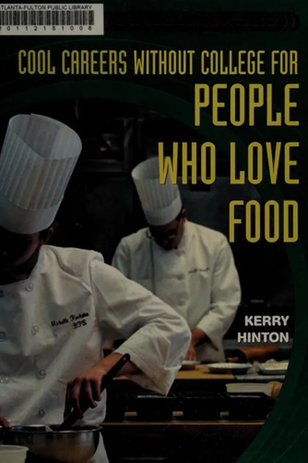 Capa de Cool careers without college for people who love food