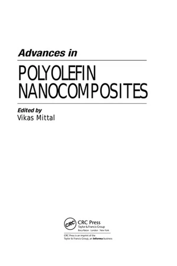 Capa de Advances in polyolefin nanocomposites