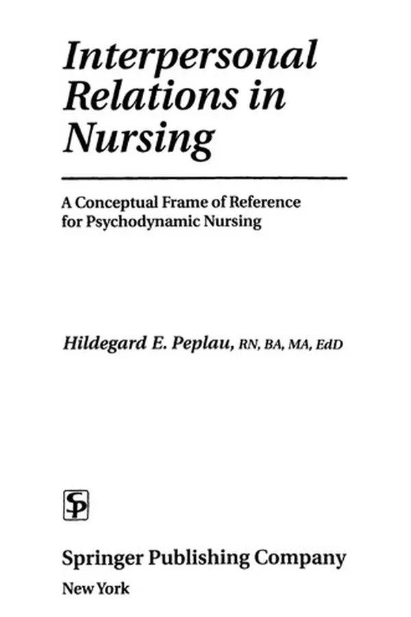 Capa de Interpersonal Relations in Nursing