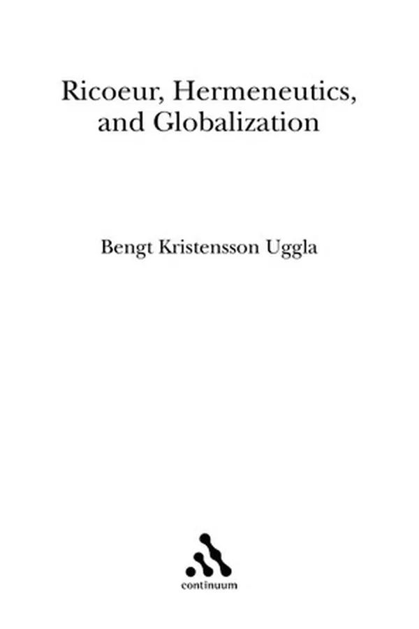 Capa de Ricoeur, hermeneutics, and globalization
