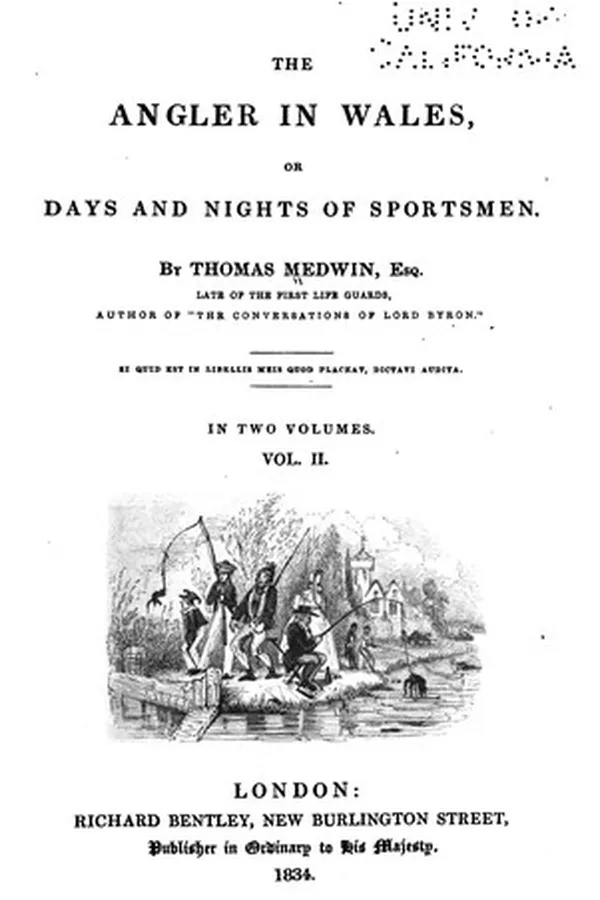 Capa de The angler in Wales