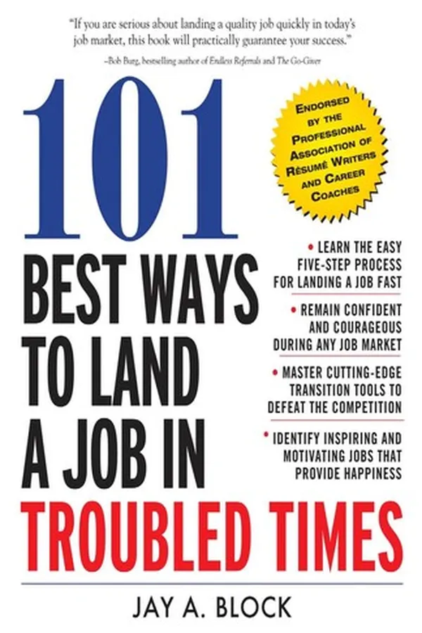 Capa de 101 best ways to land a job in troubled times