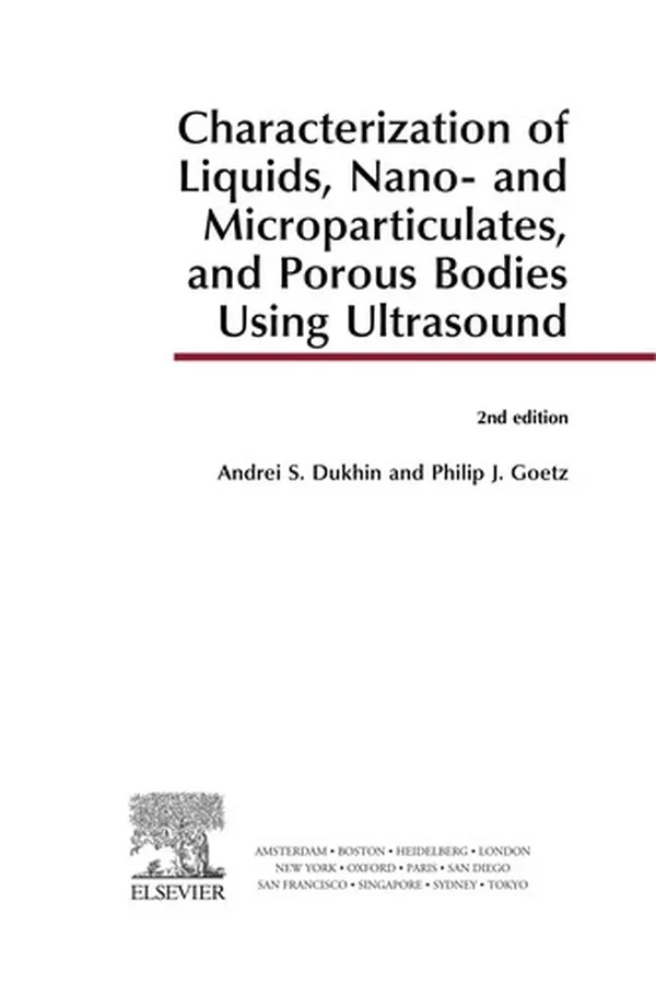 Capa de Characterization of liquids, nano- and microparticulates, and porous bodies using ultrasound