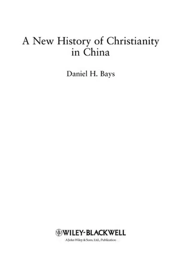 Capa de A new history of Christianity in China