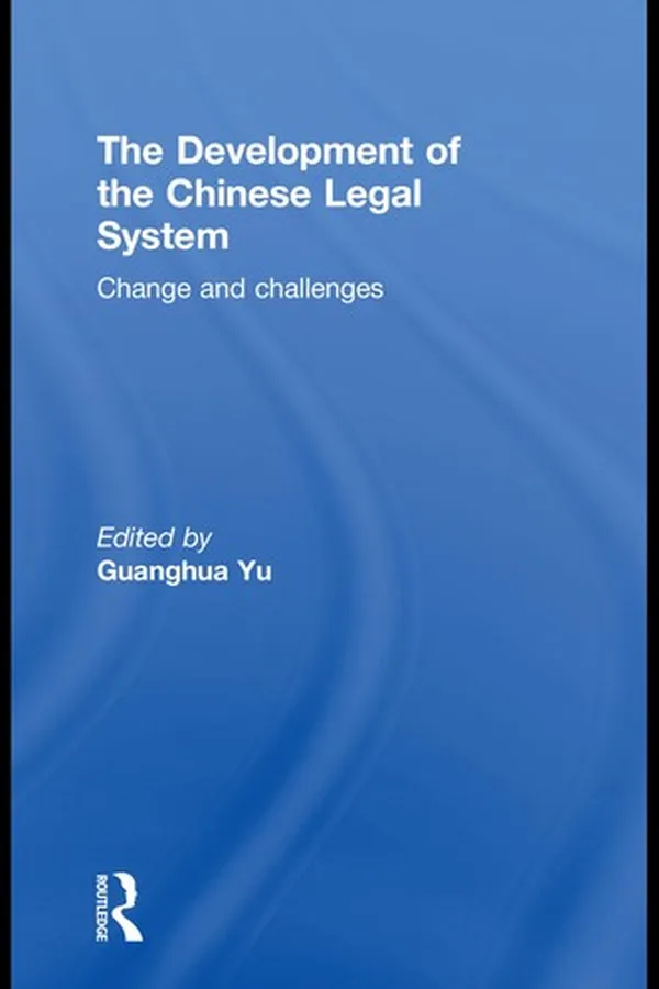 Capa de The development of the Chinese legal system