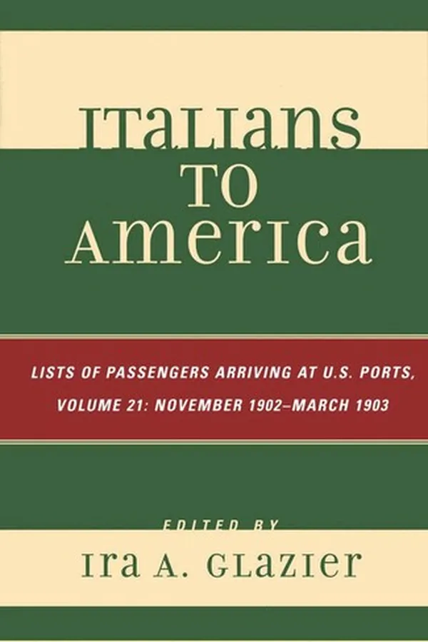 Capa de Italians to America