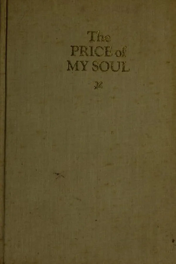 Capa de The Price of My Soul