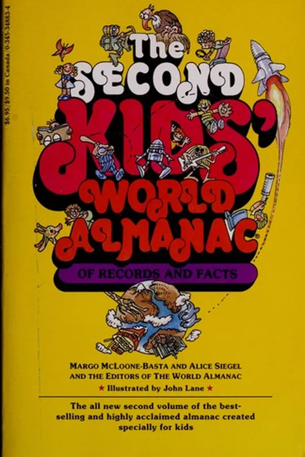 Capa de The second kids' world almanac of records and facts