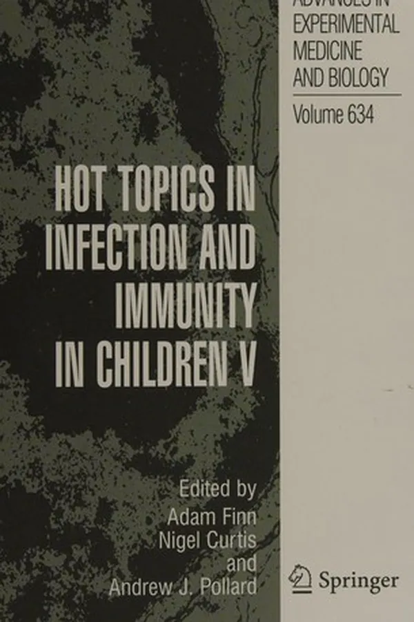 Capa de Hot topics in infection and immunity in children