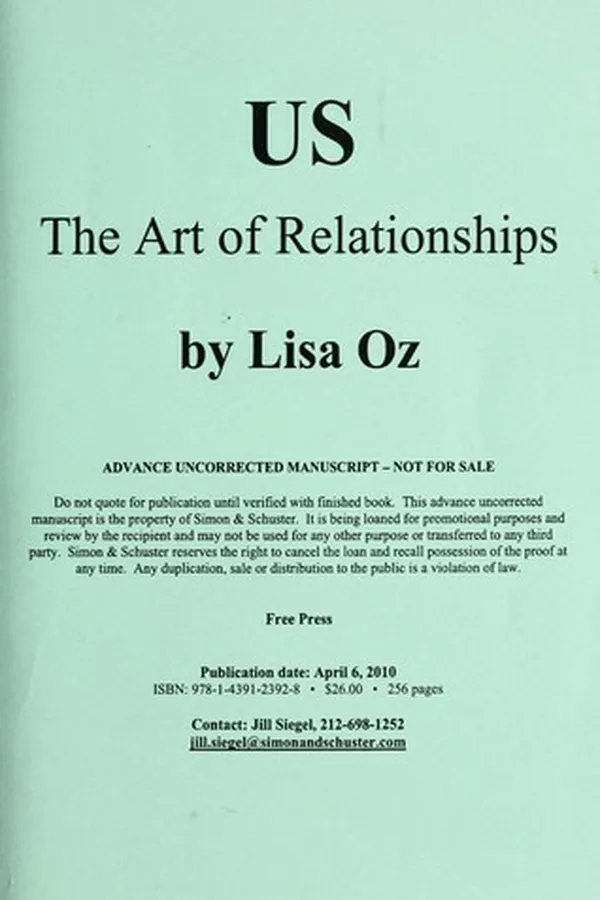 Capa de Us : the art of relationships