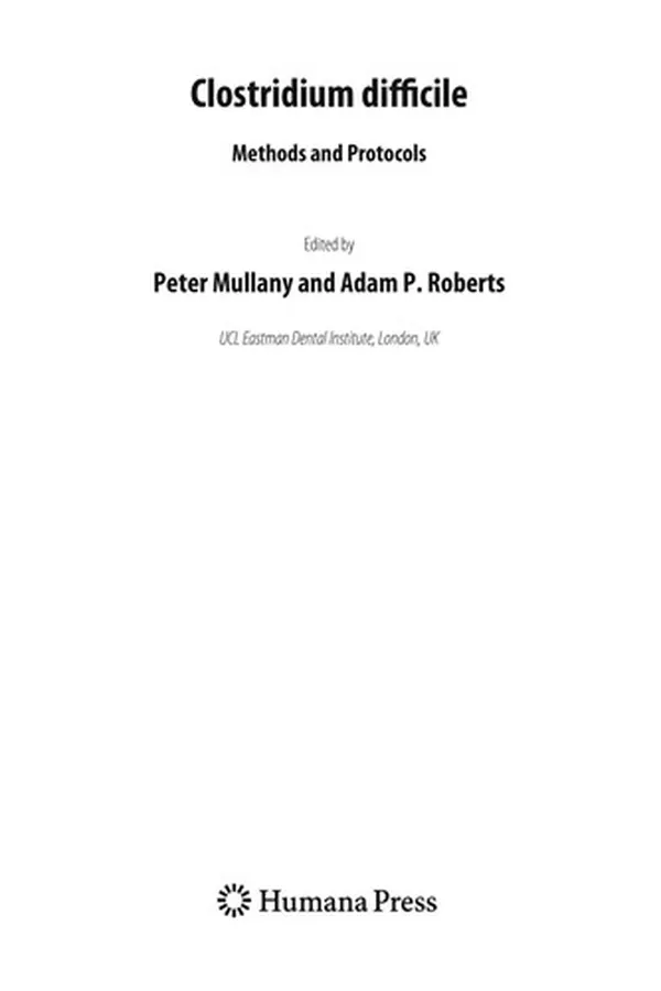 Cover of Clostridium difficile