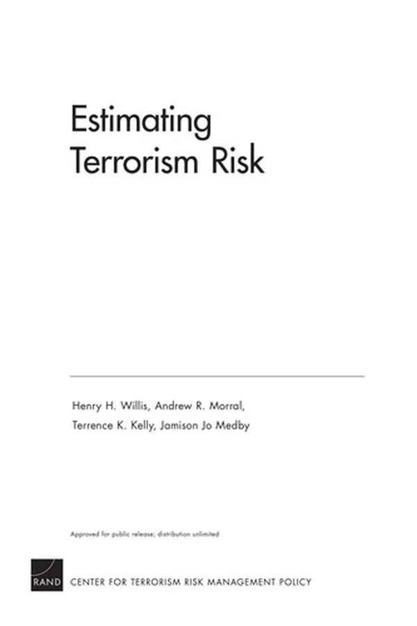 Capa de Estimating terrorism risk